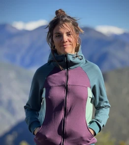 Chaqueta unisex violeta