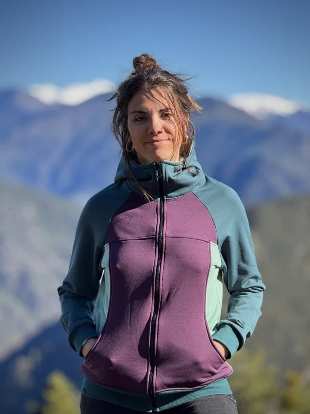 Chaqueta unisex violeta