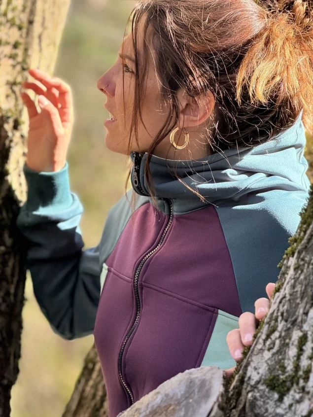 Chaqueta unisex violeta