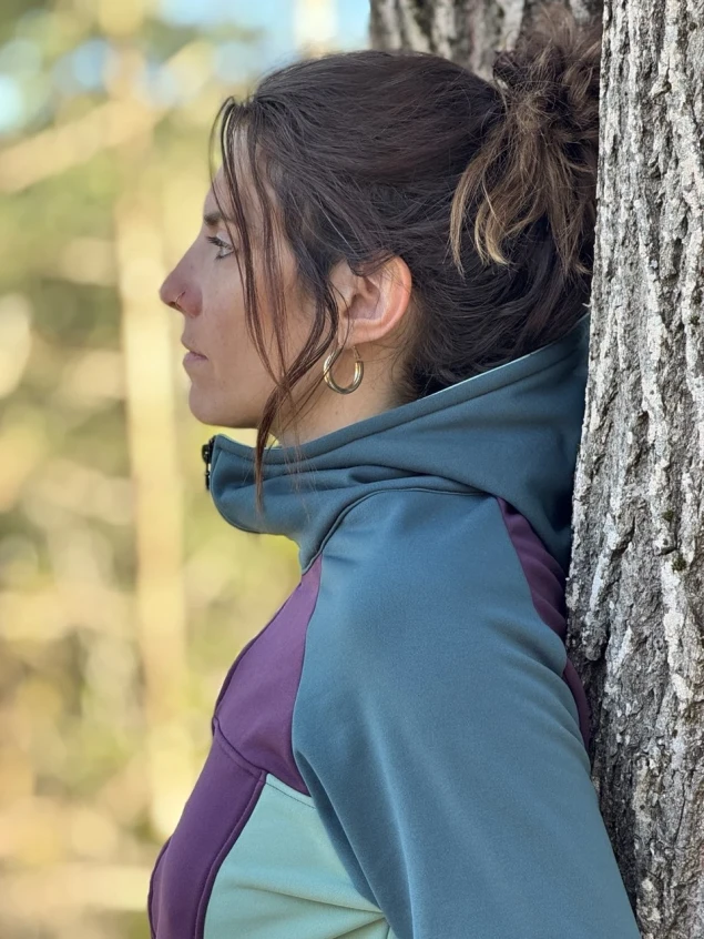 Chaqueta unisex violeta