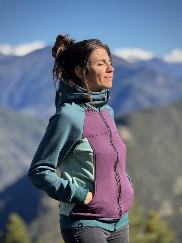 Chaqueta unisex violeta