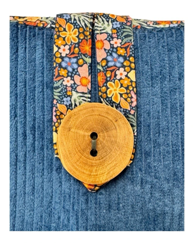 Funda de libro azul