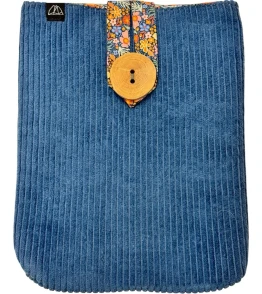 Funda de libro azul