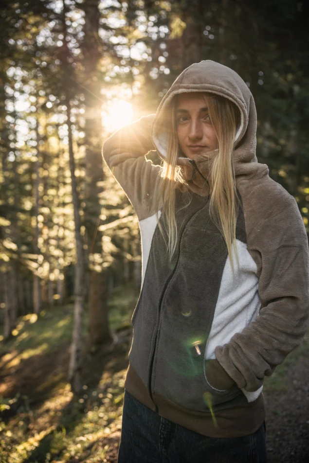 Sudadera con cremallera Moixó Psora